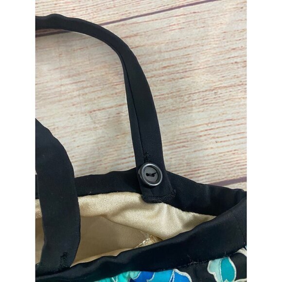 Maxine Of Hollywood Women's Blue Floral Tankini Top - 12 - Picture 8 of 11